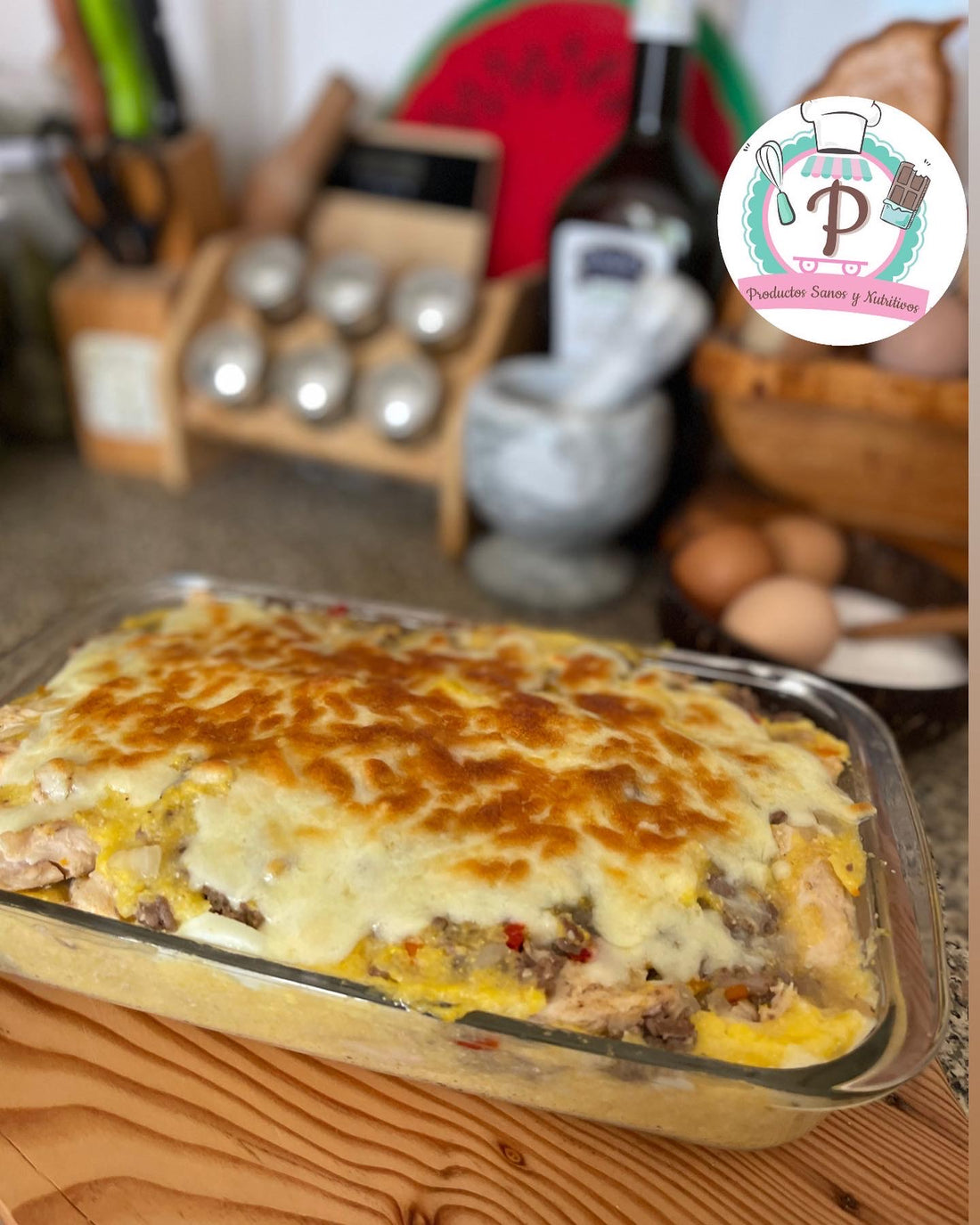Pastel de polenta saludable nutritivo y delicioso 💪😋 👩🏻🍳