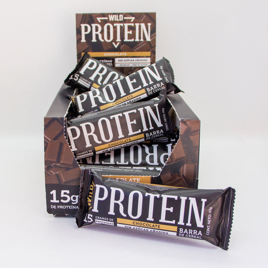 Barras de proteína sin azúcar "Wild protein"