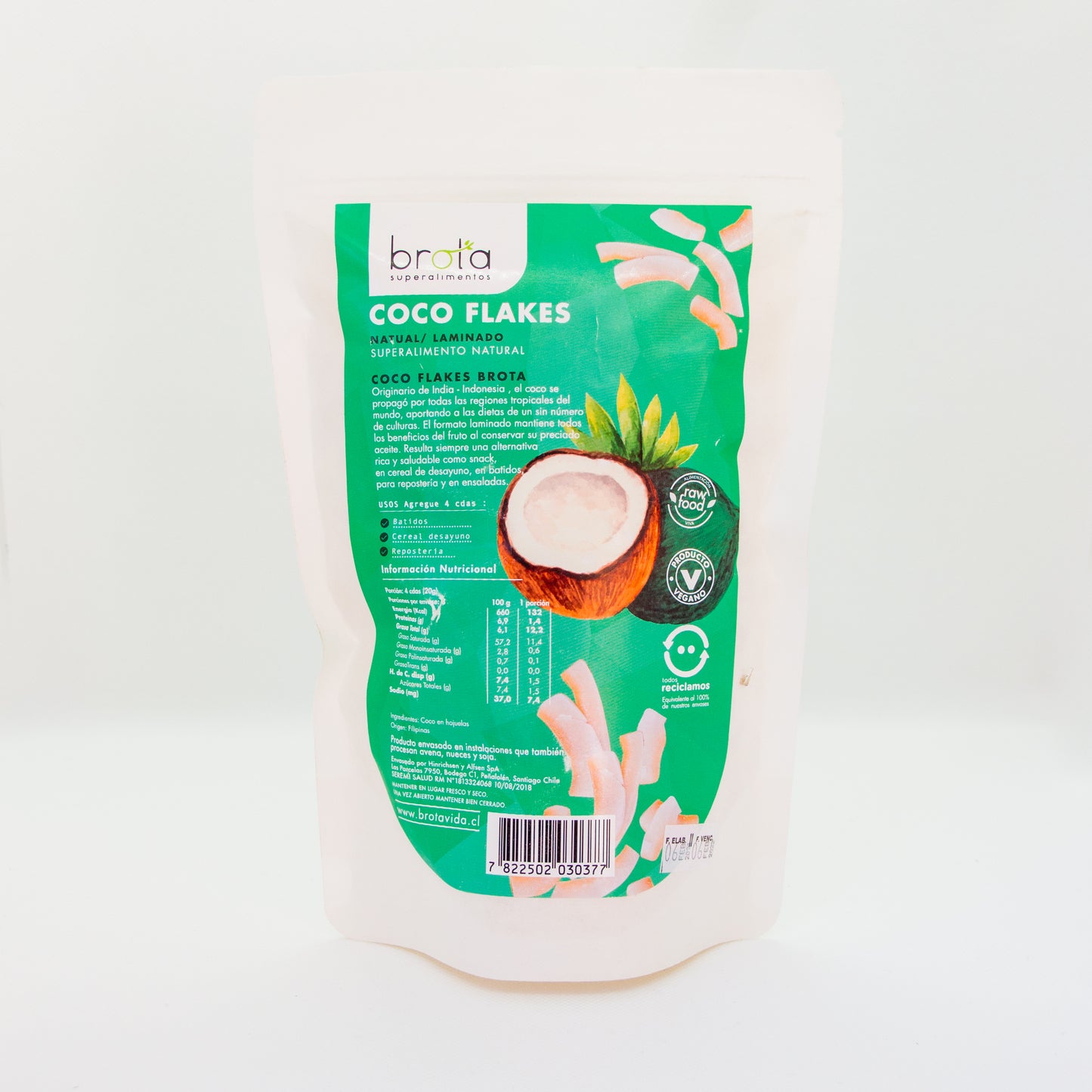 Coco flakes laminado "Brota"