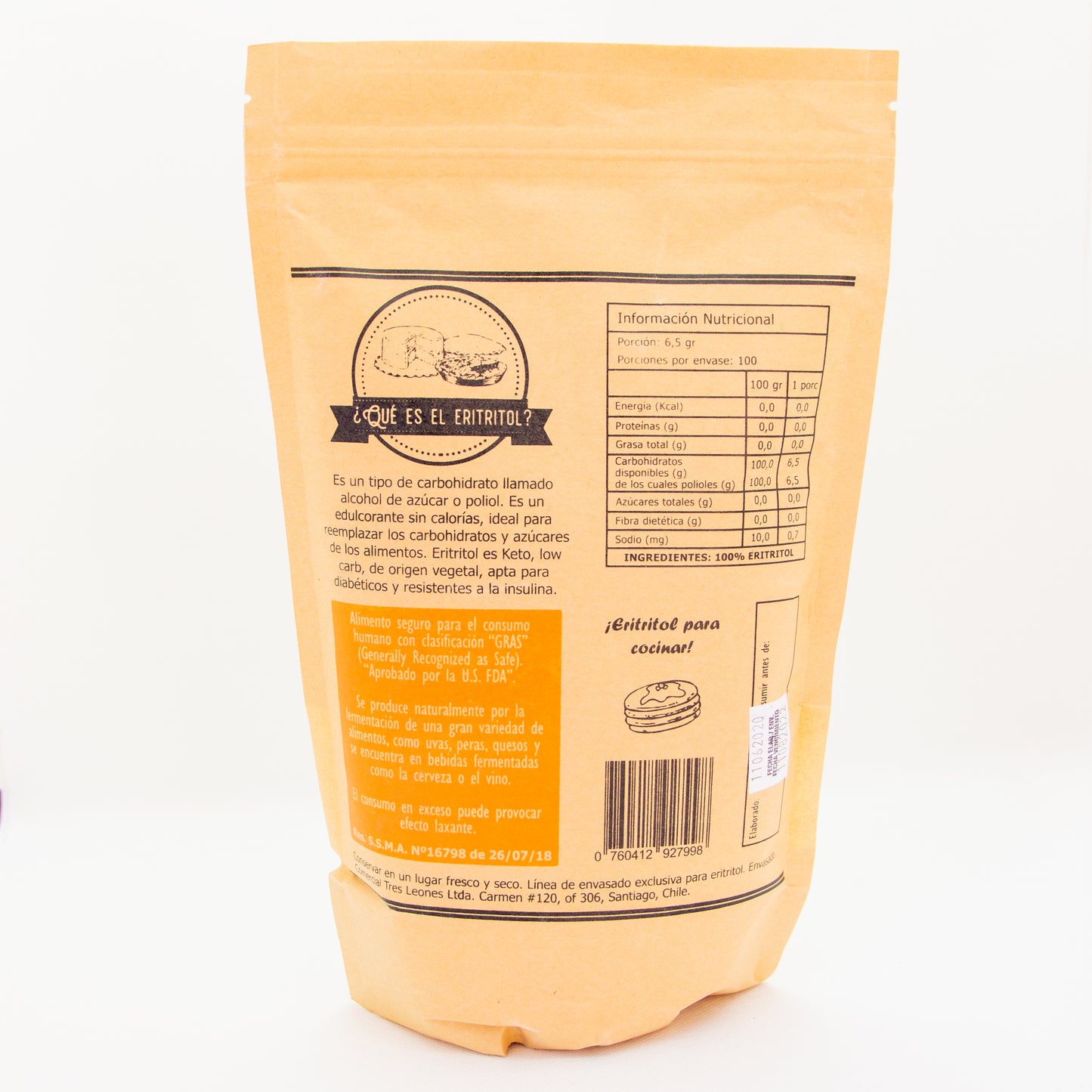 Oferta Eritritol "Sugar fit" 650gr