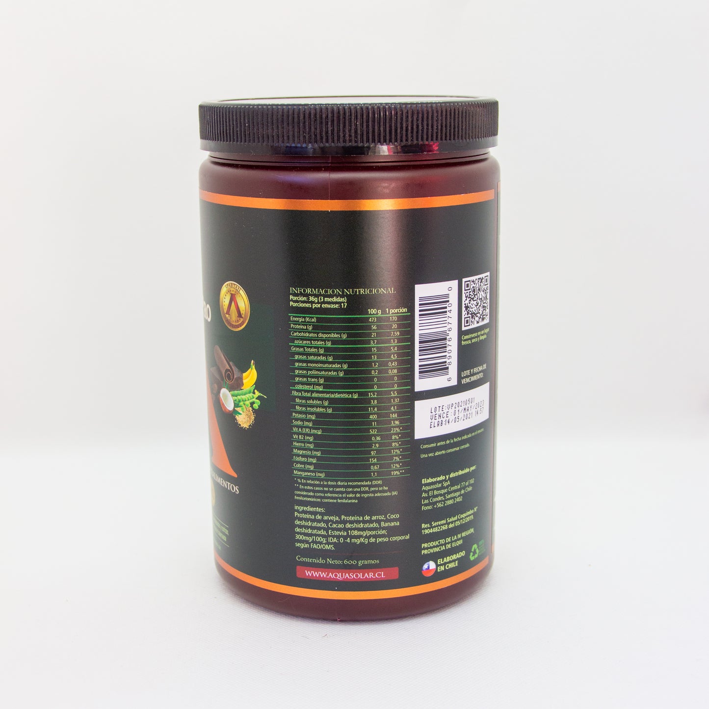 Proteína en polvo "VeggiPro" 600gr