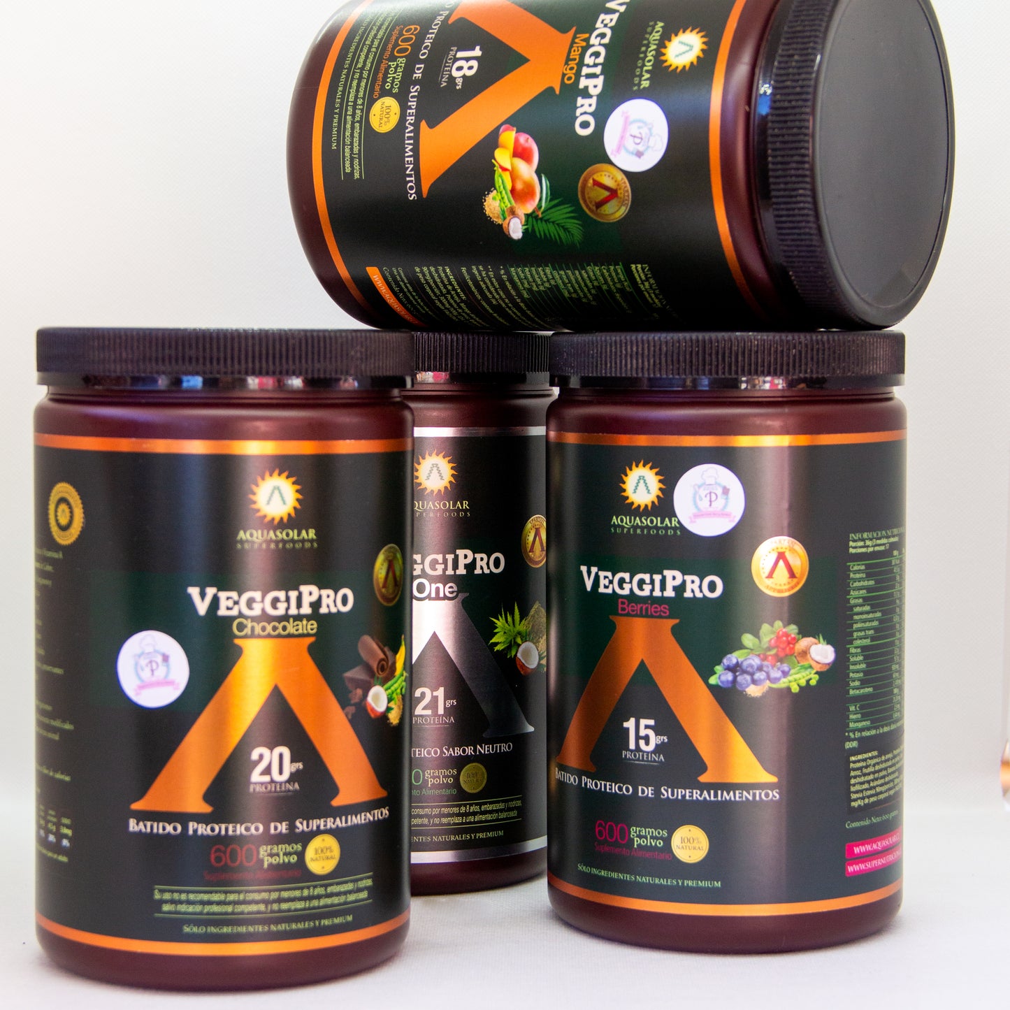 Proteína en polvo "VeggiPro" 600gr