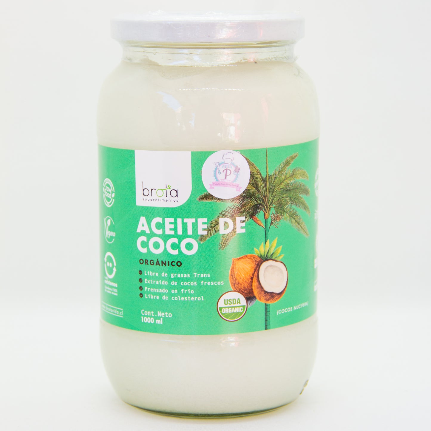 Aceite de coco orgánico "Brota"