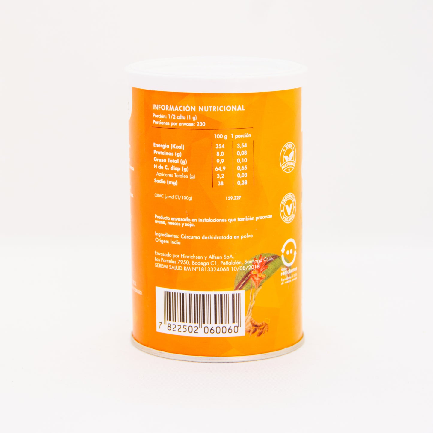 Cúrcuma revival en polvo "Brota" 230gr