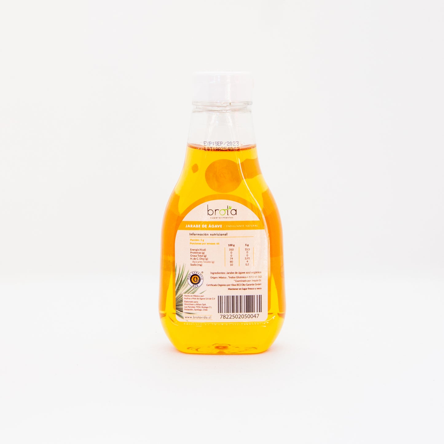 Jarabe de agave azul orgánico "Brota" - 330gr