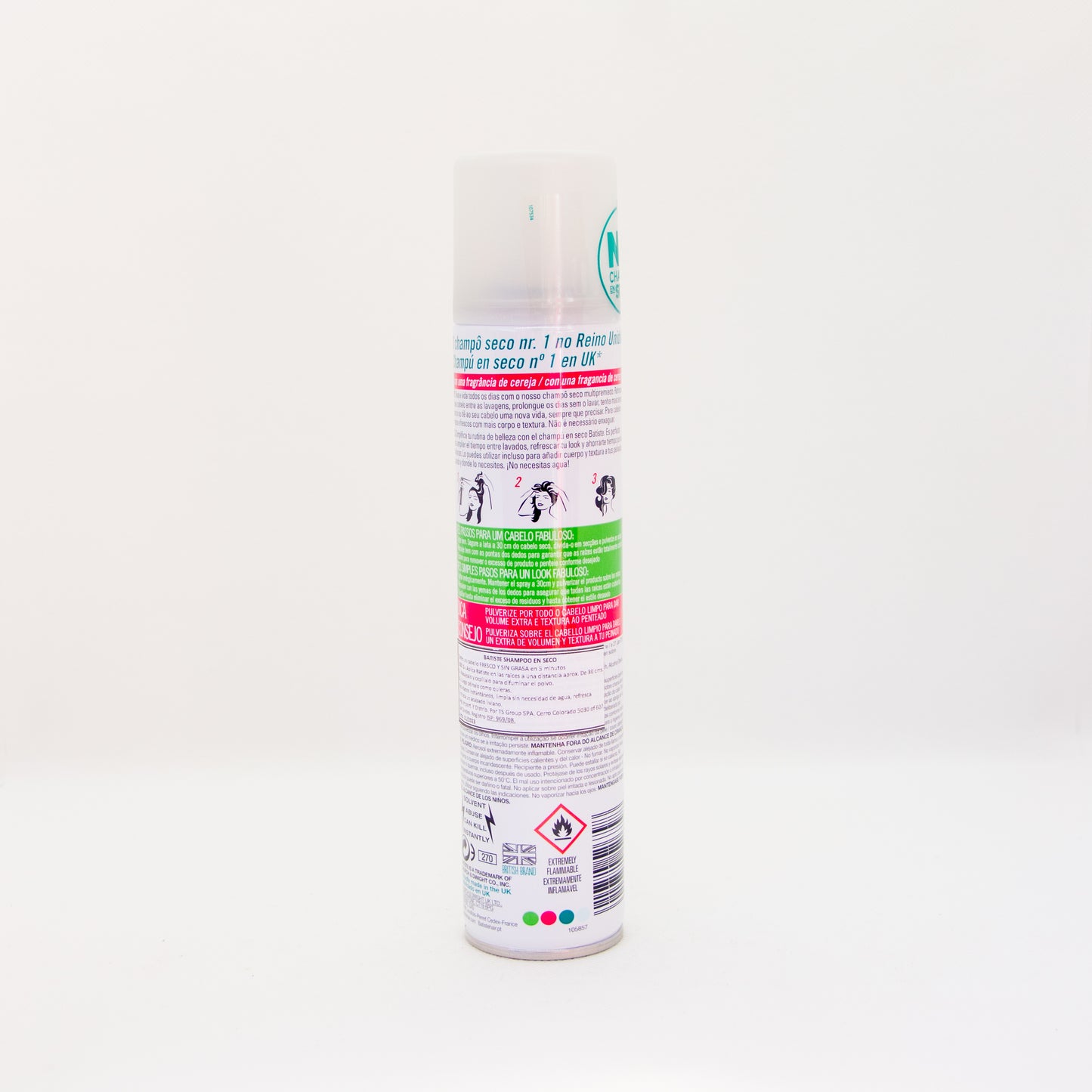 Shampoo en seco "Batiste" libre de sulfatos ,químicos y parabenos !!