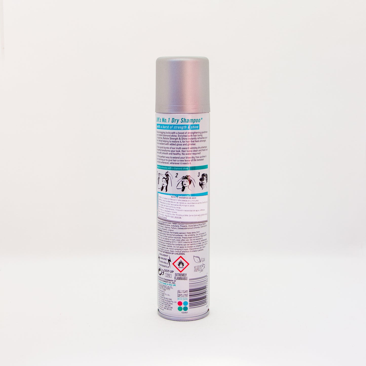 Shampoo en seco "Batiste" libre de sulfatos ,químicos y parabenos !!
