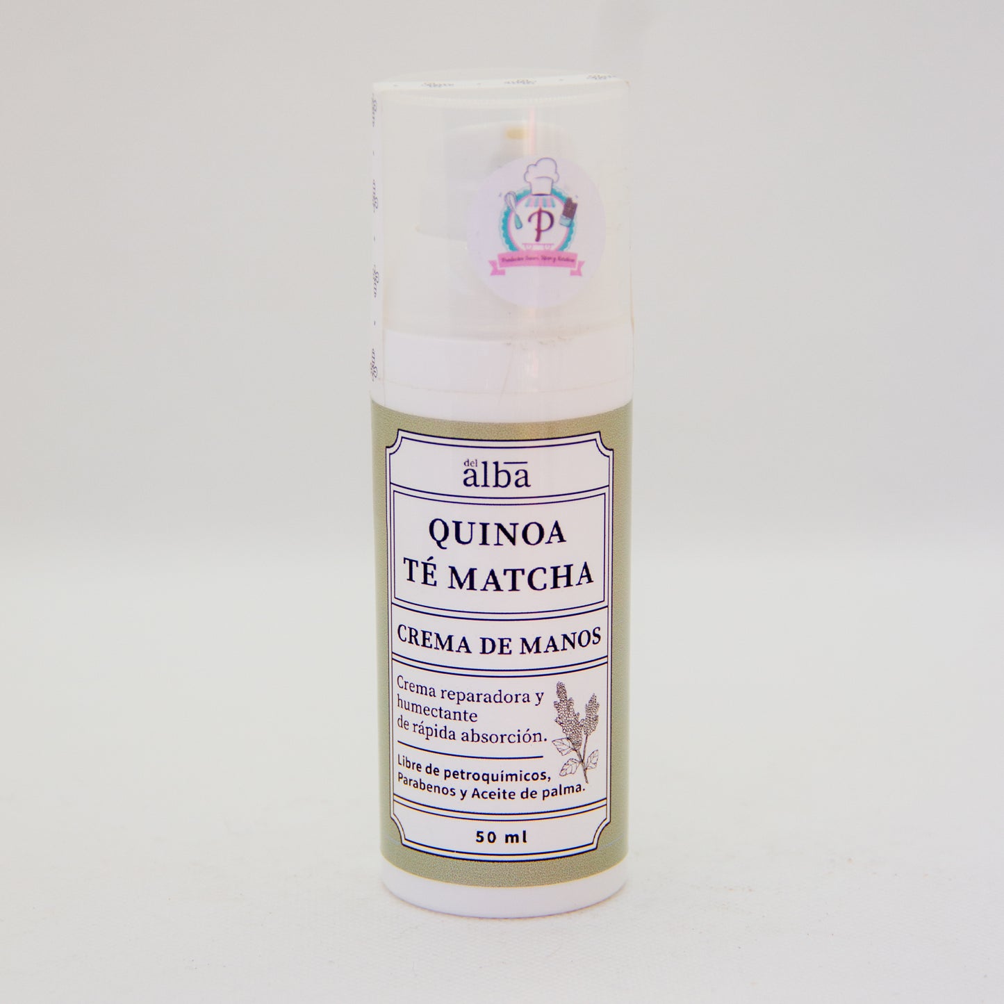Crema de manos quinoa té matcha 50ml