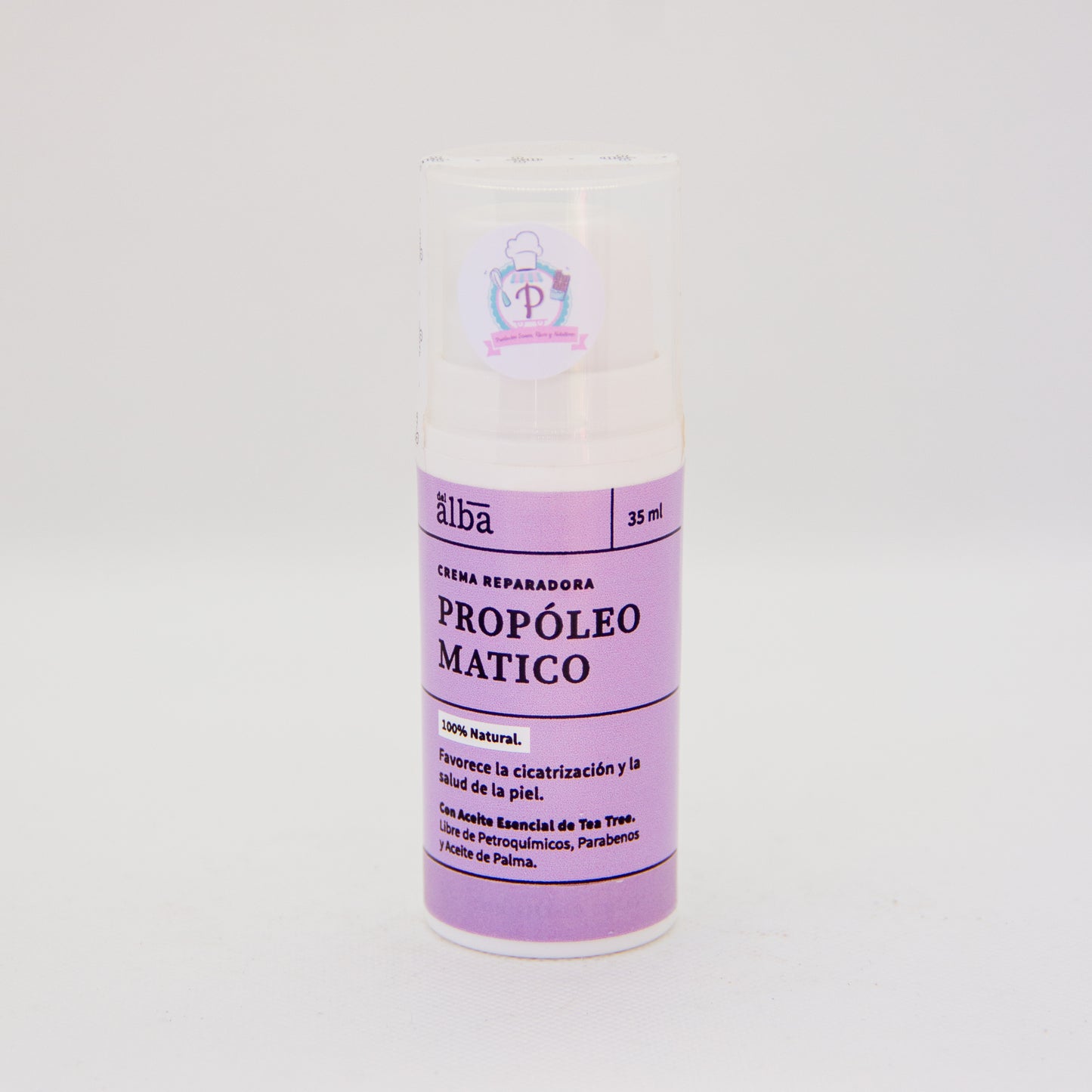 Crema facial propoleo matico tea tree + protector previene el acné 35ml
