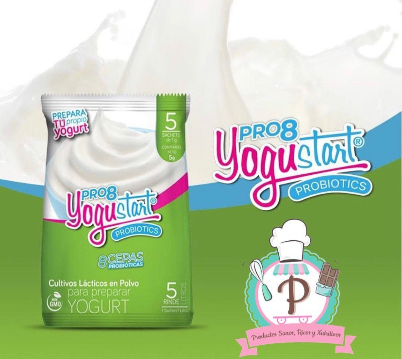Yogustart cultivos lácticos en polvo con probióticos