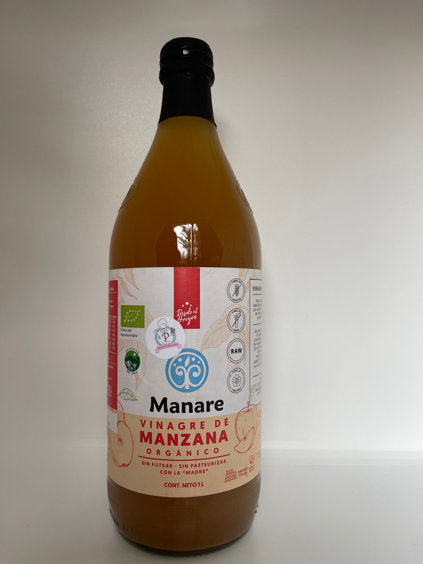 Vinagre de manzana orgánico "Manare" -