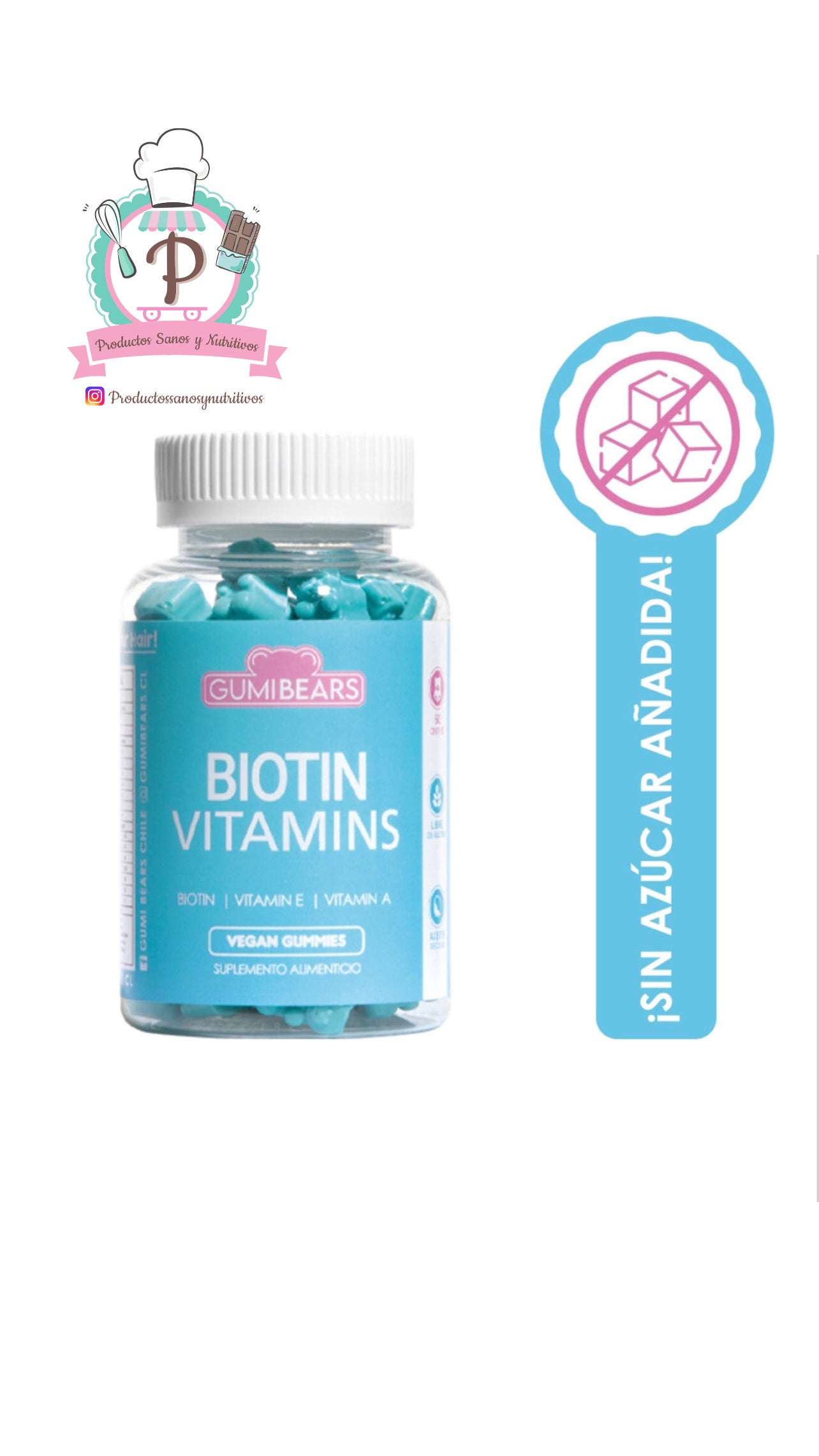 Kit Vitamina Biotin + Exfoliante Beauty Pink Clay - Gumi Bears