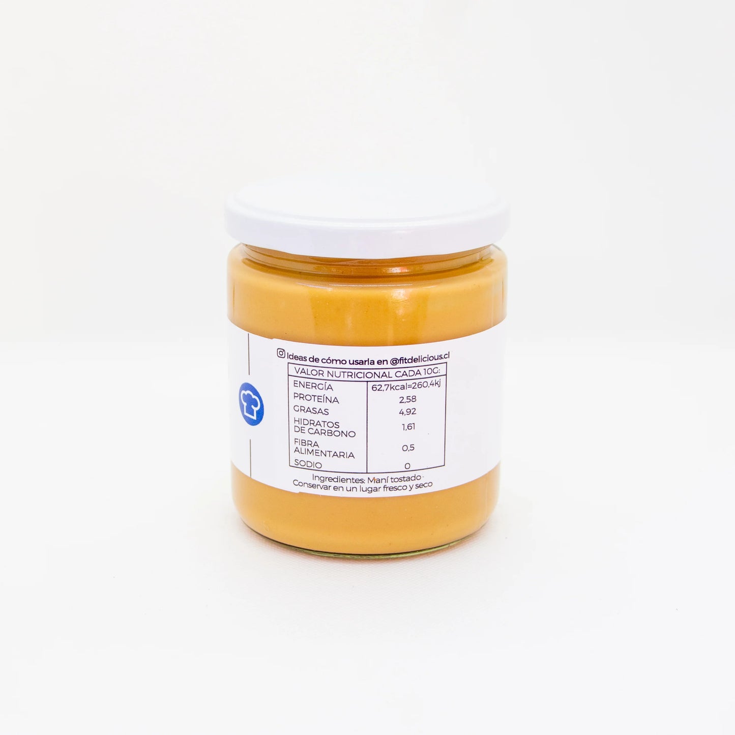 Mantequilla de maní 100% natural