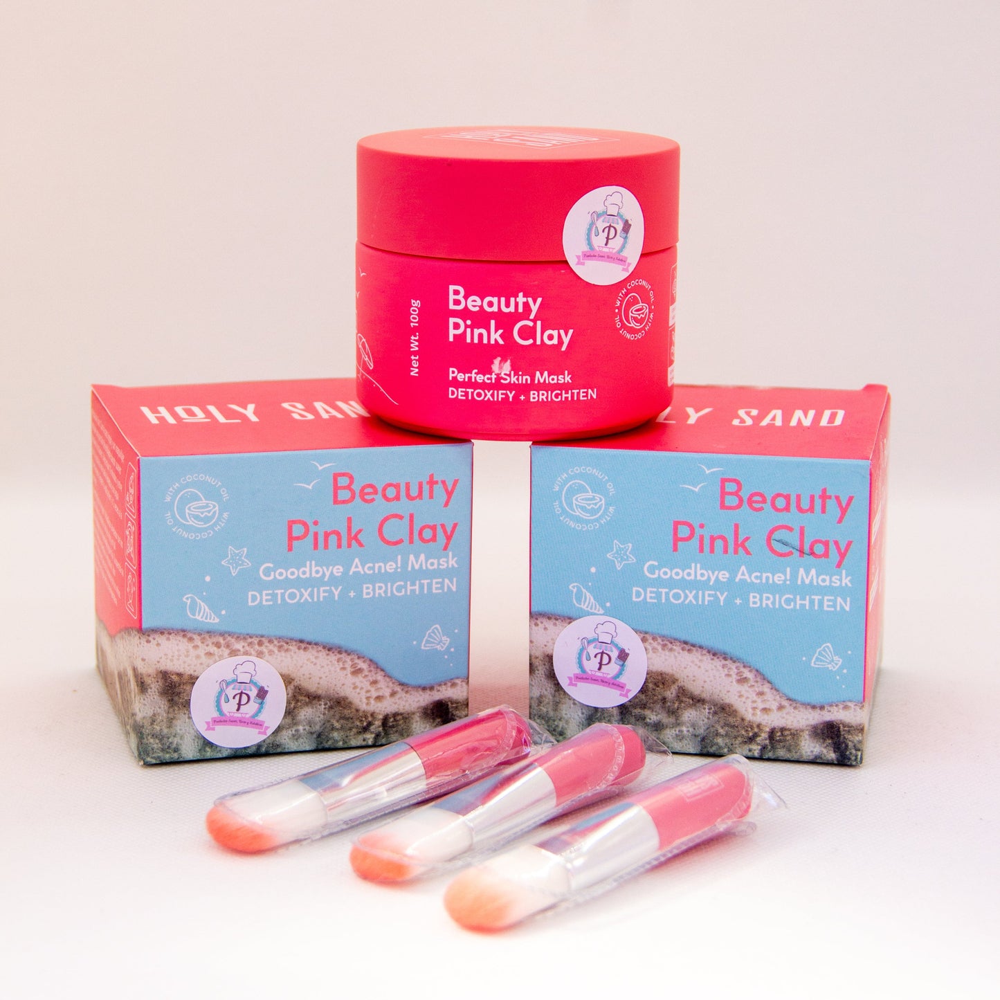 Kit Vitamina Biotin + Exfoliante Beauty Pink Clay - Gumi Bears