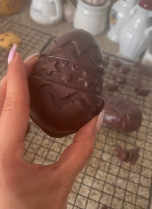 Huevitos chocolatosos 🍫de pascua saludable