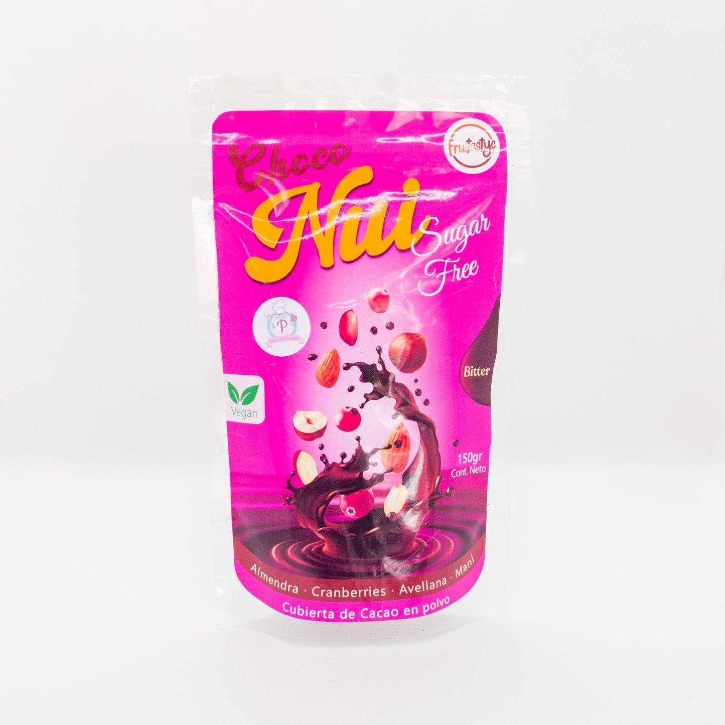 Choco nui fruitos secos cubiertos de chocolate - 150gr