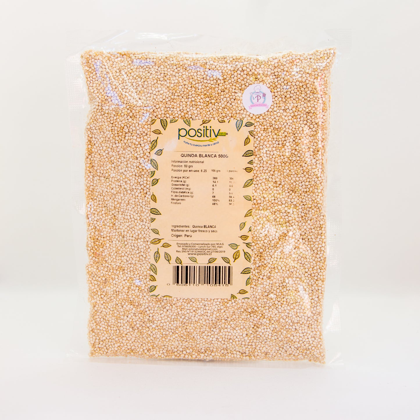Quinoa blanca lavada "Positiv" - 500gr
