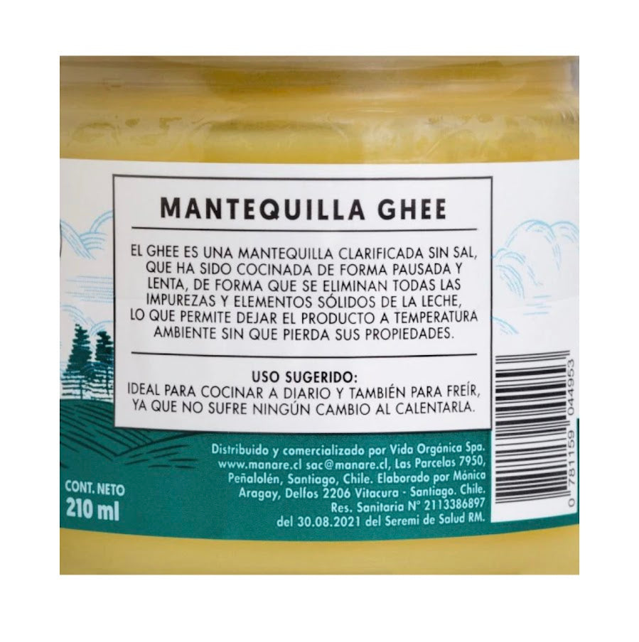 Ghee Mantequilla Clarificada 210 ml