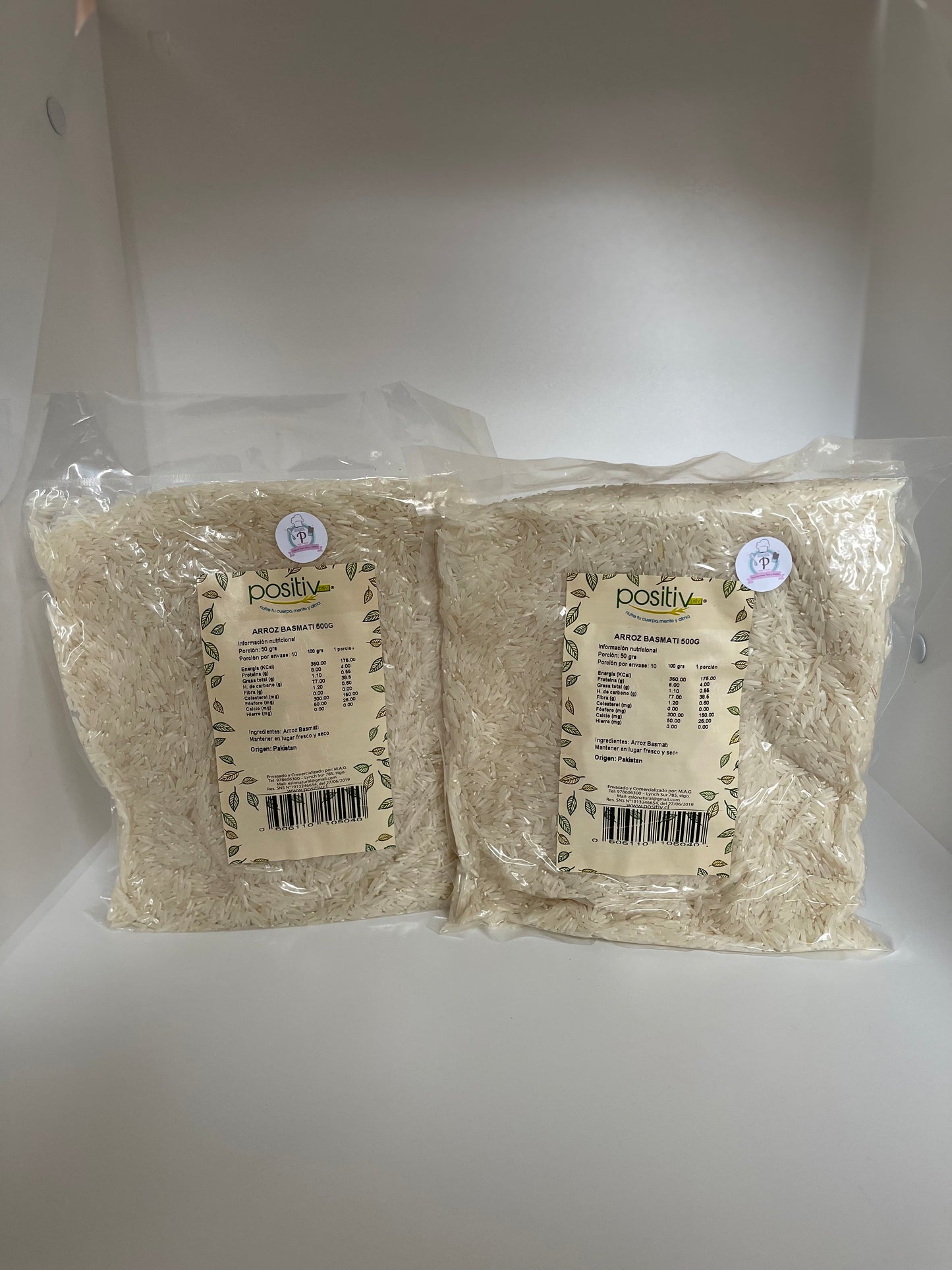 Arroz basmati orgánico "Positiv" - 500gr