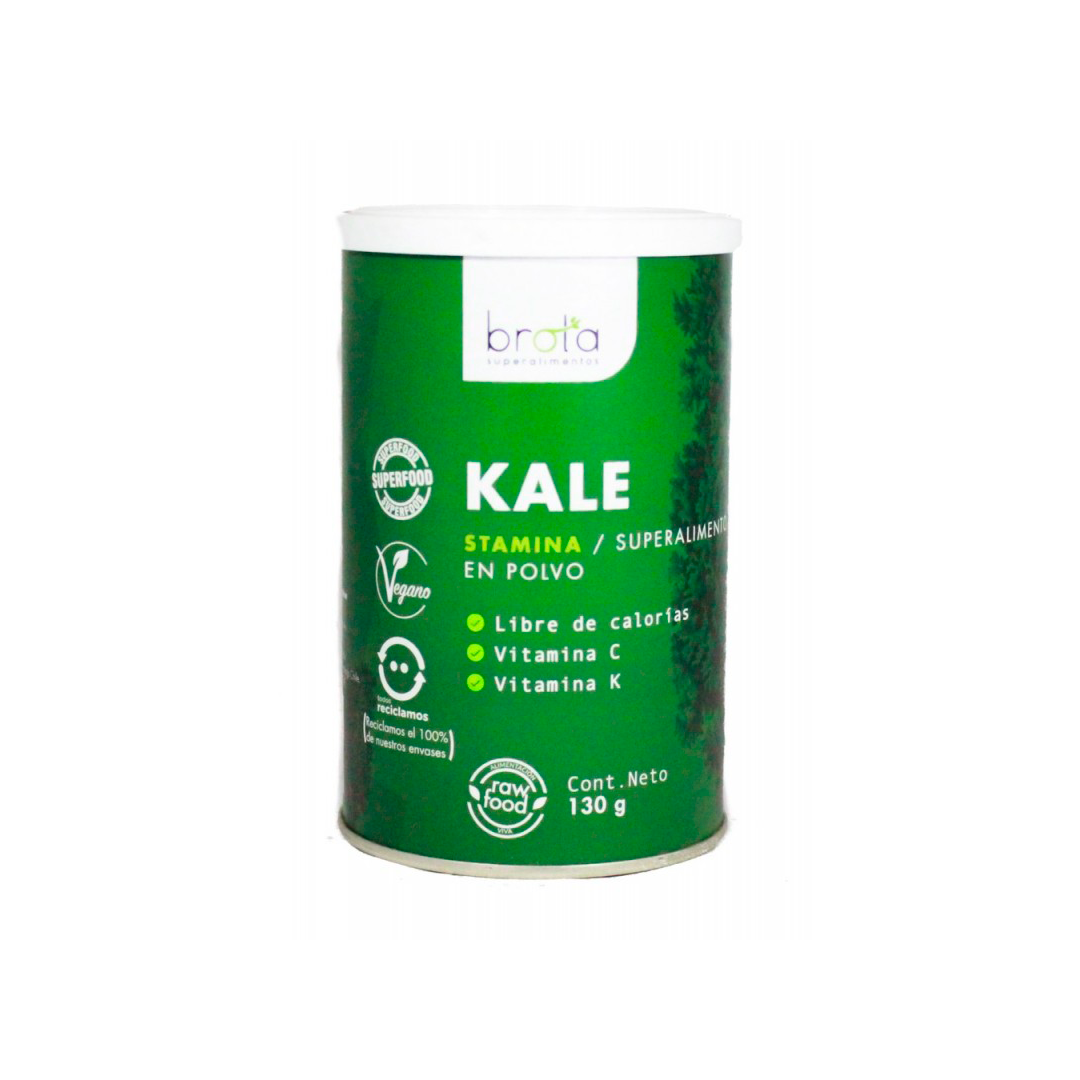 Kale stamina en polvo orgánico "Brota" - 130gr